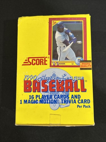 1990 score baseball - 1990, wax