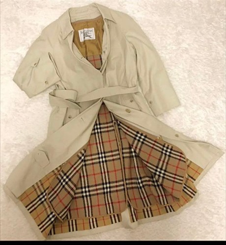 Trench coat burberry con - coat,