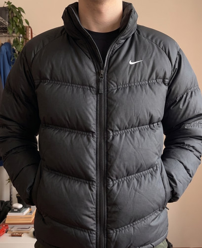 Piumino giubbotto nike nero - piumino,