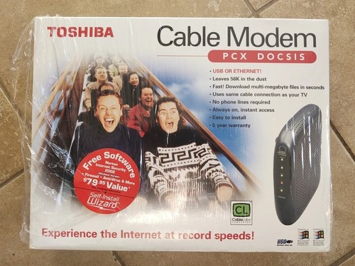 Toshiba cable modem pcx docsis - modem,