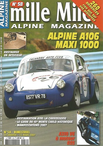Mille miles alpine a106 - mille,
