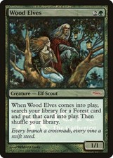 Mtg wood elves foil - played,
