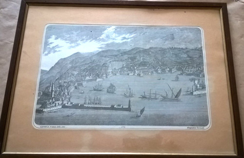 Quadro stampa genova - stampa, antica