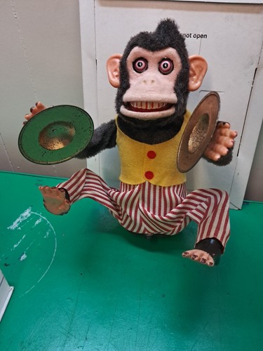 Vintage musical jolly chimp - vintage, chimp"