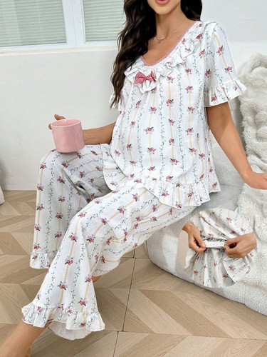 Set pigiama romantico ditsy - pigiama,