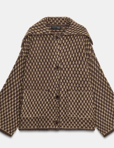 Cardigan giacca oversize zara - cardigan,