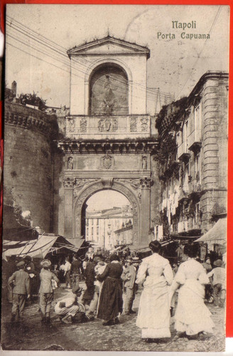 Cartolina napoli viaggiata - cartolina,