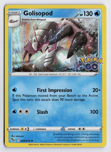 Golisopod pgo 026 - pgo, #026/078