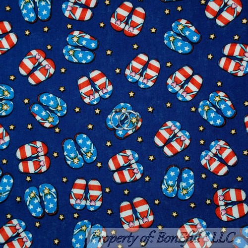 Boneful tessuto cotone - tessuto, blu