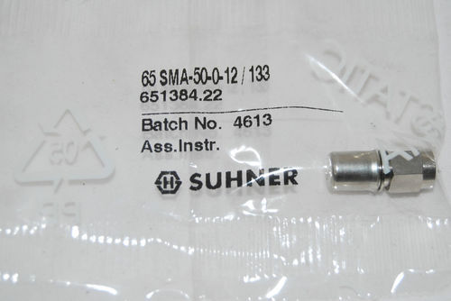 Suhner 65sma50 133 - suhner, 65sma50-0-12/133