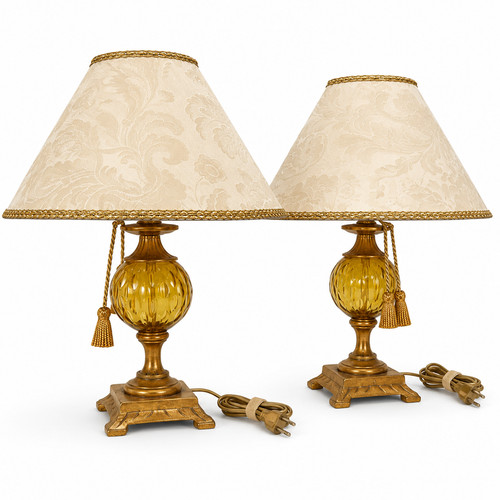 Coppia lampade tavolo delta - coppia, da
