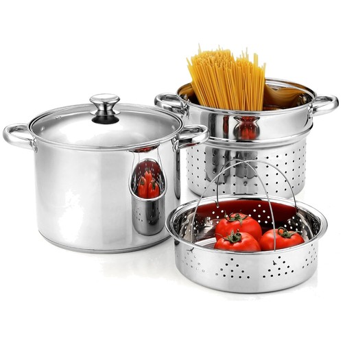 Set pasta pentola acciaio - set,