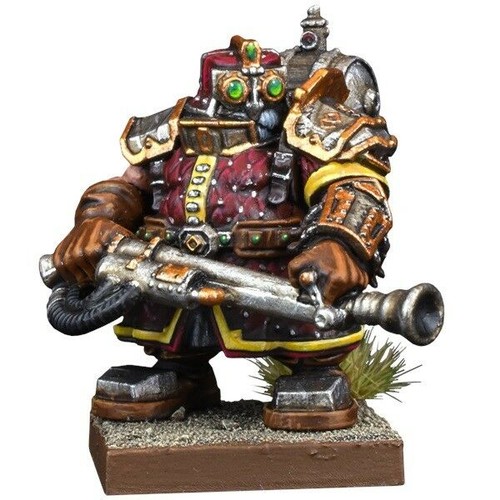 Dwarf flame priest - flame,