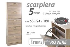 SCARPIERA 5 ANTE MODERNA LEGNO