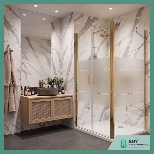 Porta saloon con lato fisso - , in