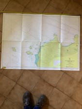 Carta nautica marina - Da Capo Rama a Marsala e isole Egadi
