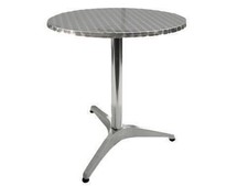 TAVOLI TAVOLO TAVOLINO BAR ALU ROUND CM. Ø60xH70 ARREDO CASA GIARIDNO BAR