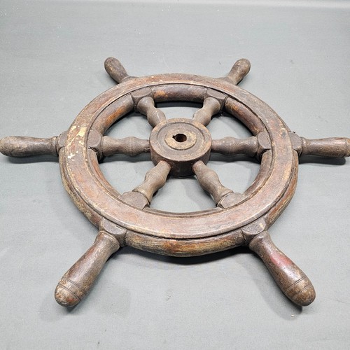 Vecchio timone legno - timone, in