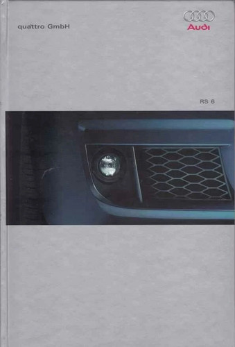 Depliant brochure audi rs6 - brochure,