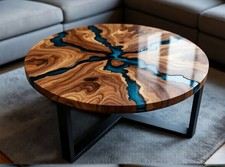 Tavolino da caffè rotondo