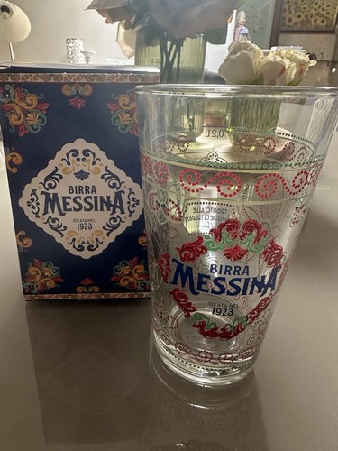 Bicchiere birra messina - bicchiere,