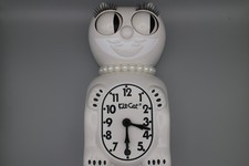 Limited Edition White Kit-Cat Klock Clock Lady Vintage Rare With Box