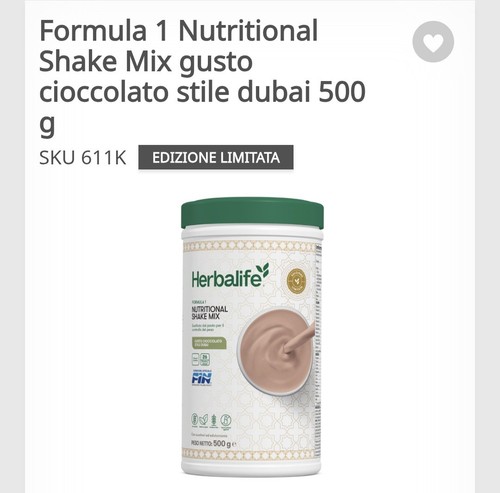 Formula nutritional shake - 1,