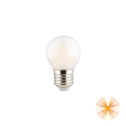 Lampada led sfera milky luce - led,