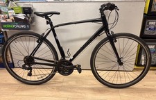 Bici gravel nera leggera usata