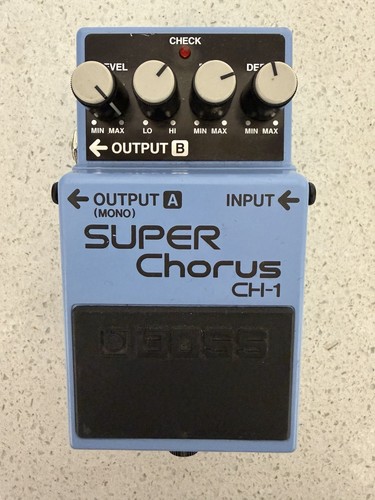 Boss super chorus - ch-1, pedale