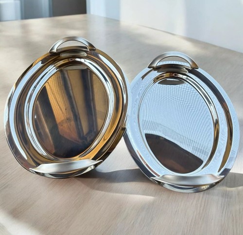 Set vassoi inox - vassoi,