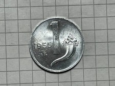 1 LIRA 1955 CORNUCOPIA