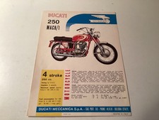 Ducati pagina depliant 250