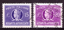 ITALIA 1949/1952 - Recapito