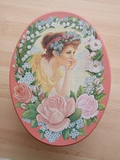 Scatola In Latta Battistero Anni 90