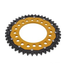 Kettenrad Alu gold 43-Zähne