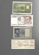 LOTTO BANCONOTE ITALIA