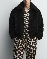 Giacca pelliccia sintetica