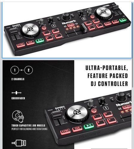 Numark dj2go2 touch pocket - numark,
