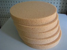 5x Disco Spugna Ø 400mm, a Strappo, per Eibenstock Epg 400 Lavorazione Spugna