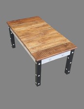 TAVOLO LEGNO TAVOLINO SOGGIORNO MODERNO 108X58H49 TAVOLINO FUMO  TAVOLINO DIVANO