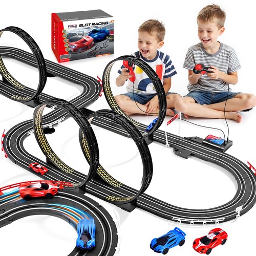 Slot car pista - da, corsa