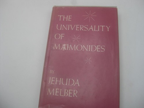 The universality maimonides - universality,