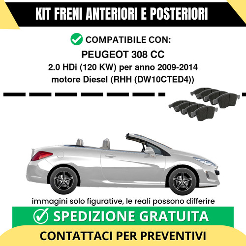Pastiglie freno ant post - ant,
