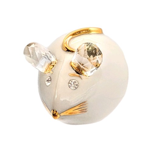 Limoges swarovski mouse - swarovski, rg