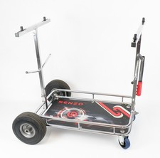 Carrello kart 4 ruote cromato