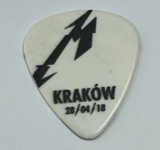 Metallica Plettro Chitarra KRAKOW POLONIA Concert Show 28/04/18 Tour Stage Plettro