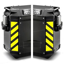 n.2 Rifrangenti Strisce FLUO Giallo compatibile GIVI TREKKER OUTBACK 48 37