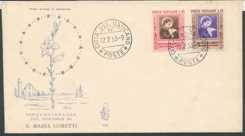 1953 vaticano santa - vaticano,,