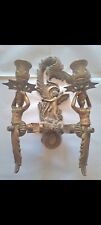 Applique In Bronzo Dorato a 2  Bracci Vintage Ottima Fattura e Condizioni